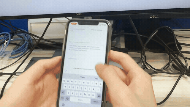 Computer Use out-of-the-box demo controlling a desktop browser from a mobile instruction